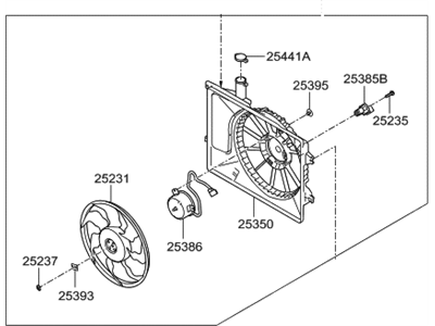 Hyundai 25380-3X000 Blower Assembly