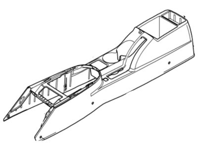 Hyundai Tiburon Center Console Base - 84611-2C150-LK