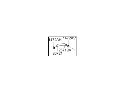 Hyundai 26720-23310 Hose Assembly-PCV