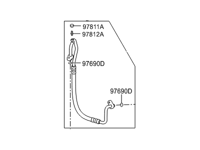 Hyundai 97762-3V201 Hose-Discharge