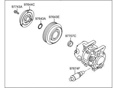 Hyundai 97701-3V410 Compressor Assembly