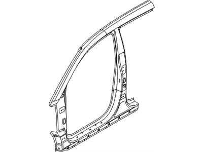 Hyundai 71120-D3A01 Panel Assembly-Pillar Outer,RH