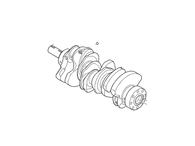 Hyundai Genesis G80 Crankshaft - 23110-3LTA0
