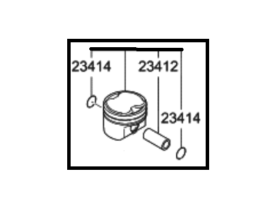 2020 Hyundai Santa Fe Piston - 23410-2G450