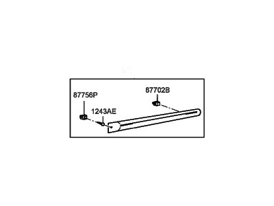 2001 Hyundai Sonata Door Moldings - 87721-38000