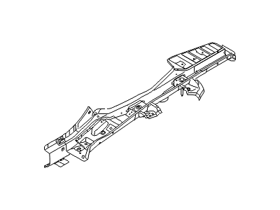 Hyundai 65720-C2000 Member Assembly-Rear Floor Side,RH