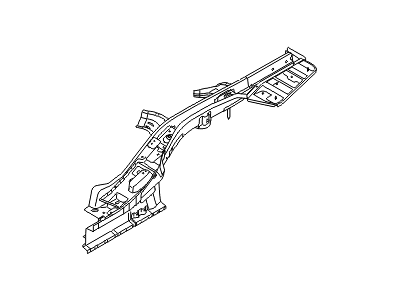 Hyundai 65710-C2000 Member Assembly-Rear Floor Side,LH