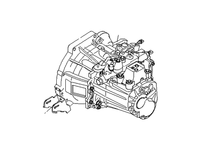 Hyundai 43000-32250 Transmission Assembly-Manual