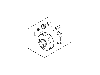 Hyundai 47460-39000 Gear Assembly-Planetary,RH