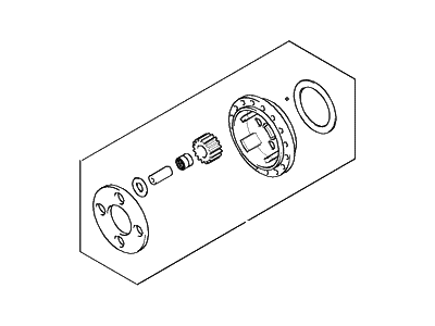 Hyundai 47459-39000 Gear Assembly-Planetary,LH