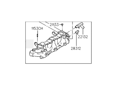 Hyundai 28310-35034 Manifold Assembly-Intake