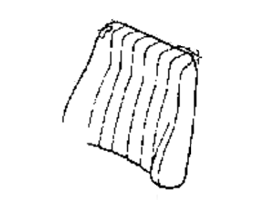 Hyundai 88460-34302-HCY Front Right-Hand Seat Back Covering Assembly