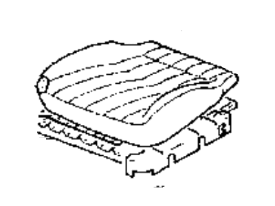 Hyundai 88260-34030-HGH Front Seat Cushion Cover, Right