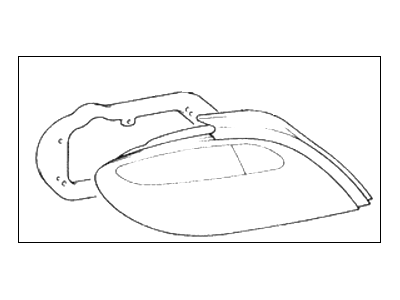 Hyundai 92403-29900 Lens & Housing-Rear Combination Lamp,LH