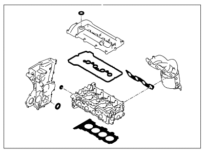 Hyundai 20920-03U05 Gasket Kit-Engine Overhaul Upper