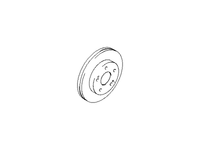 Hyundai Tiburon Brake Disc - 51712-2C000