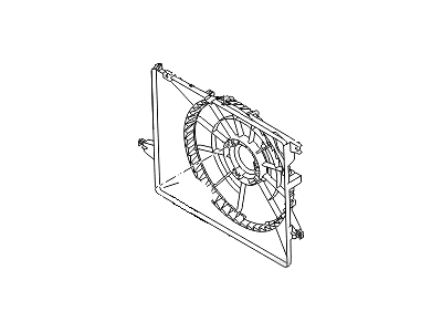 2018 Hyundai Santa Fe Fan Shroud - 25350-B8800