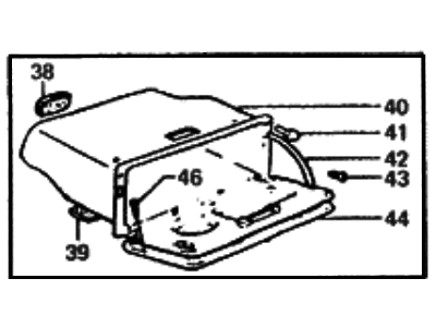 Hyundai Excel Glove Box - 84510-21110-EB