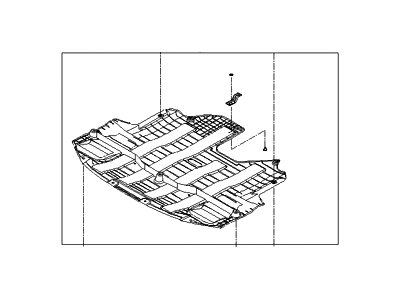 Hyundai 29110-3Y900 Panel Assembly-Under Cover