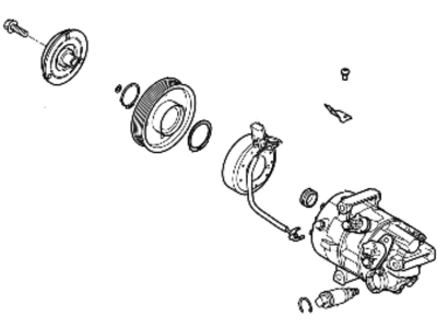 Hyundai Santa Cruz A/C Compressor - 97701-L1850