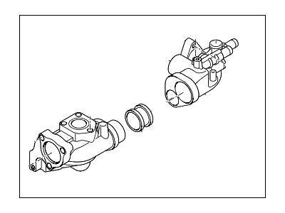 Hyundai 25620-3CAA0 Housing Assembly-THERMOSTAT