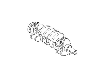 2009 Hyundai Genesis Coupe Crankshaft - 23111-2G400