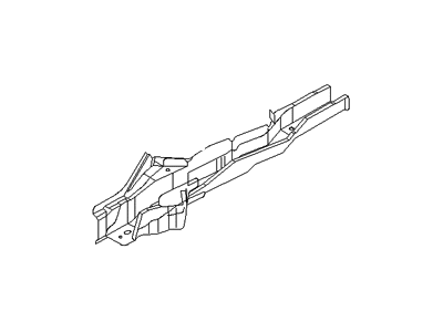 Hyundai 65710-3D100 Member Assembly-Rear Floor Side,LH