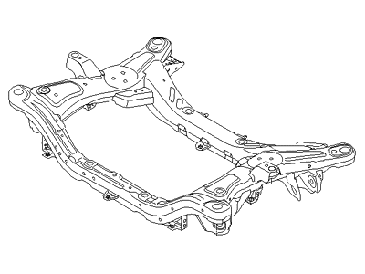 2010 Hyundai Genesis Coupe Front Cross-Member - 62410-2M100