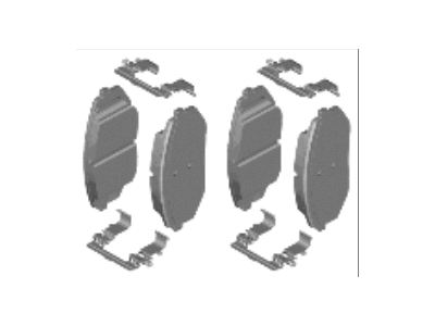 2023 Hyundai Tucson Brake Pad Set - 58101-N9A11