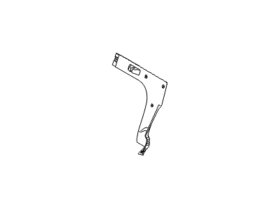 Hyundai 85784-C1000-TRY Trim-Partition Side LH