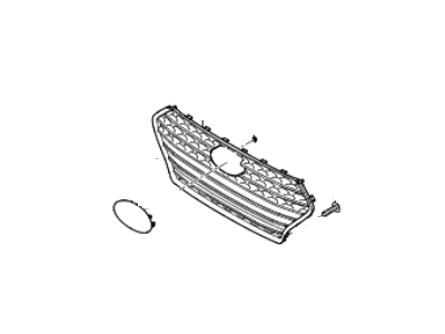 Hyundai 86350-J0000 Radiator Grille Assembly