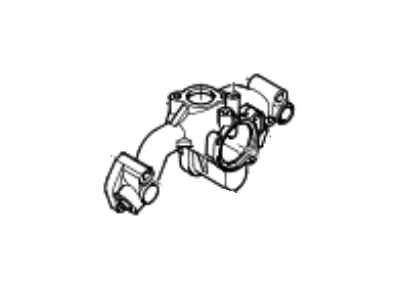 2006 Hyundai Santa Fe Thermostat Housing - 25622-3E001
