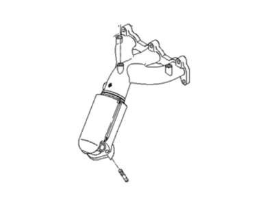 Hyundai Tiburon Exhaust Manifold - 28510-37610