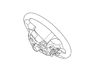 Hyundai 56120-C2000-TRY Body-Steering Wheel