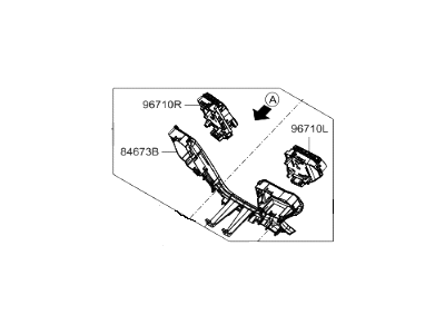 Hyundai 96720-C1070-4X Steering Remote Control Switch Assembly