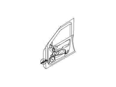 Hyundai 91620-2D011 Wiring Assembly-Front Door(Passenger)