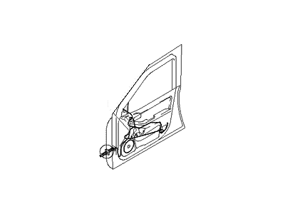 Hyundai 91621-2D021 Wiring Assembly-Front Door(Passenger)