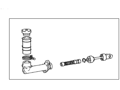 1993 Hyundai Excel Clutch Master Cylinder - 41610-24050