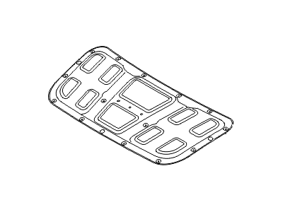 Hyundai 81125-C1000 Pad-Hood Insulating