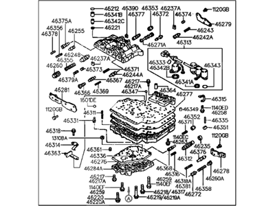 Hyundai Sonata Valve Body - 46210-36652