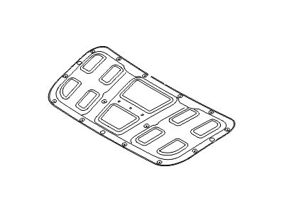 Hyundai 81125-C2010 Pad-Hood Insulating