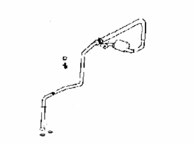 1993 Hyundai Elantra A/C Hose - 97762-28100