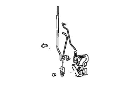 Hyundai Accent Door Latch Assembly - 81320-22010