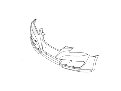 Hyundai 86511-4J000 Front Bumper Cover