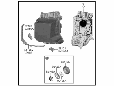2023 Hyundai Palisade Headlight - 92101-S8610