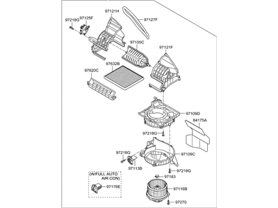 Hyundai 97207-2V120 Blower Unit