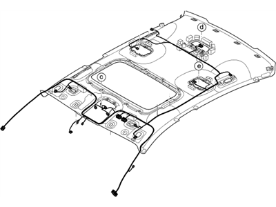 Hyundai 85410-D2510-VHC Headlining Assembly