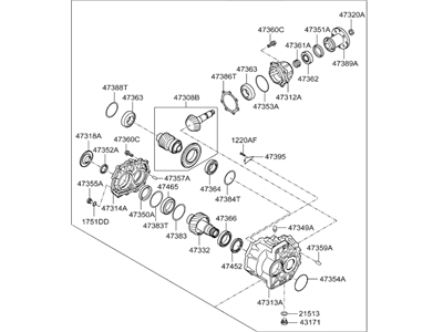 Hyundai Transfer Case - 47300-3B511