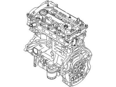 Hyundai 1D541-2EU04 Engine Assembly-Sub