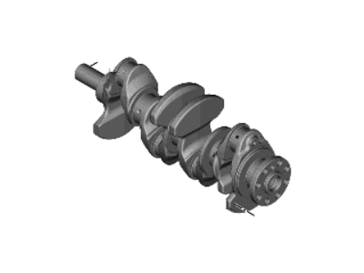 Hyundai Sonata Hybrid Crankshaft - 23111-2J001